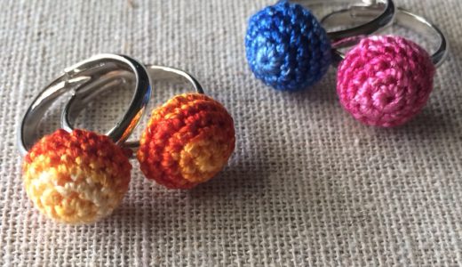 刺繍糸で編むかぎ針編み｜指輪の作り方